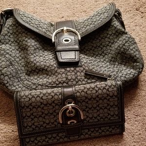 Coach handbag and wallet